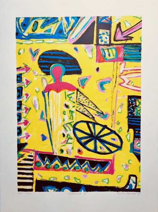 Screen print Gertie Janssen - Cleopatra II