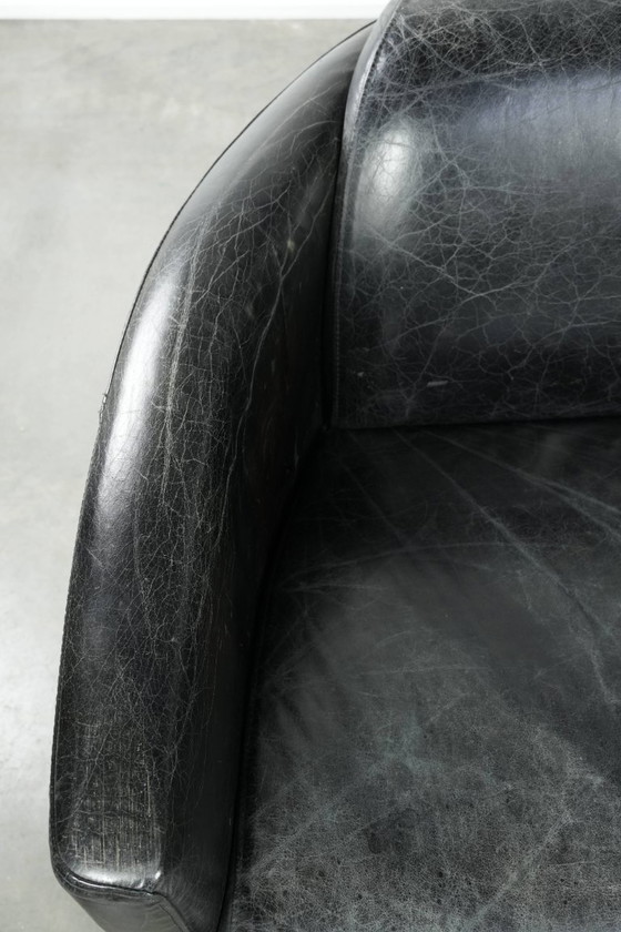 Image 1 of Atemberaubende und einzigartige Zweisitzer-Sitzbank im Aviator-Design aus Rindsleder