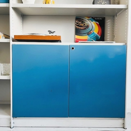 Image 1 of Bibliothèque industrielle vintage Stabilux Friso Kramer Ahrend de Cirkel 1950