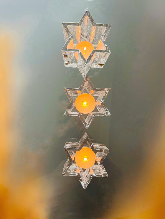 Image 1 of 🤍KRISTALLEN STERVORMIGE KANDELAARS  STELLA🤍