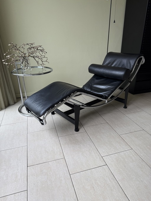Le Corbusier LC4 Style Chaise longue + Side Table Eileen Gray Style ClassiCon