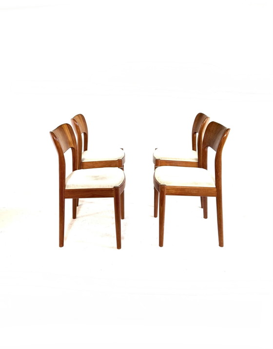 Image 1 of 4x dining room chair model 'Ole', Koefoeds Hornslet '70