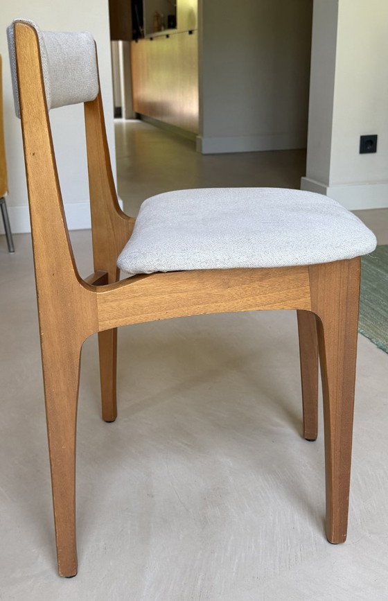 Image 1 of Juego de 4 sillas de comedor al estilo de Erik Buck – diseño danés
