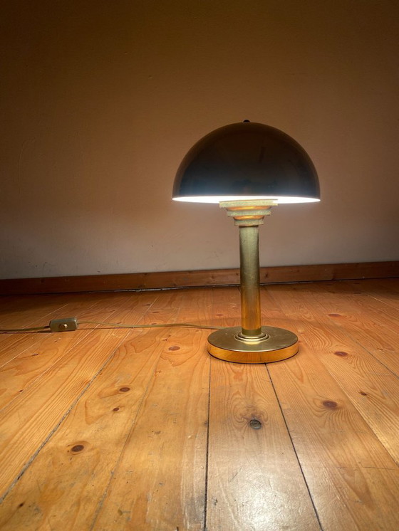 Image 1 of Vintage W.S.B. brass table lamp, lamp, gold