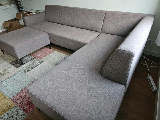 Corner sofa with ottoman – Textile (photo 3 of 5)