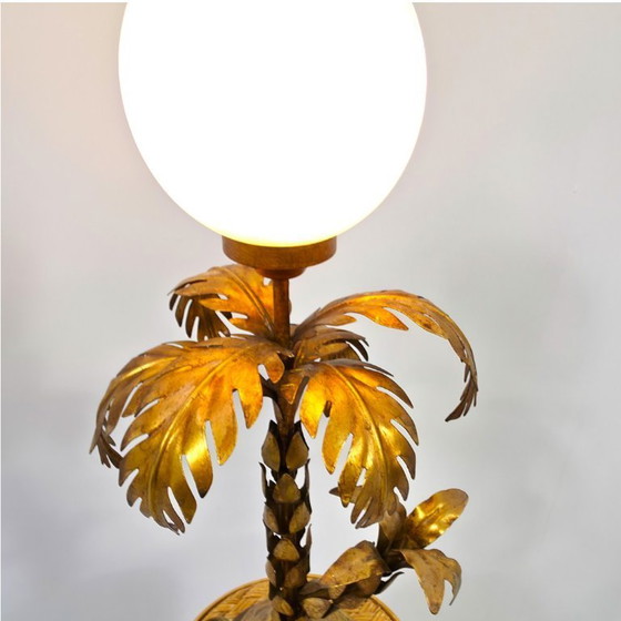 Image 1 of lampada da tavolo a forma di palma modello Hans Kögl anni '60