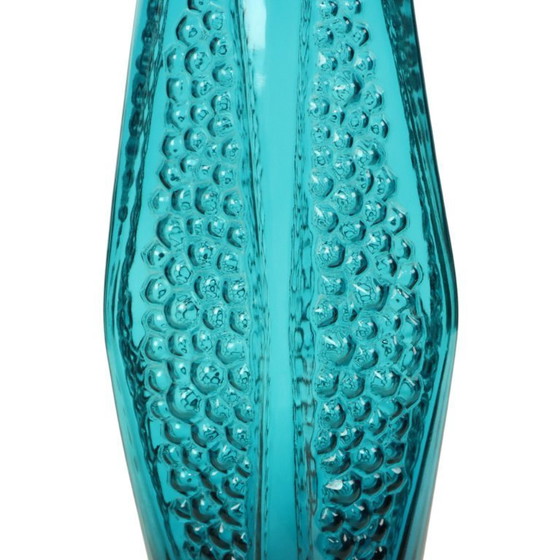 Image 1 of Vintage Blauwe Design Bubble Vaas