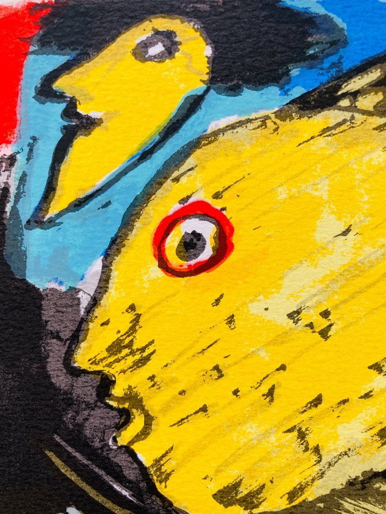 Image 1 of Corneille – Farbiger Siebdruck – 1993