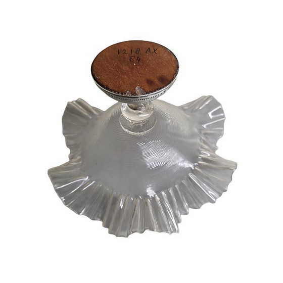Image 1 of Antique wire glass bonbonnière on silver base, early 20th century