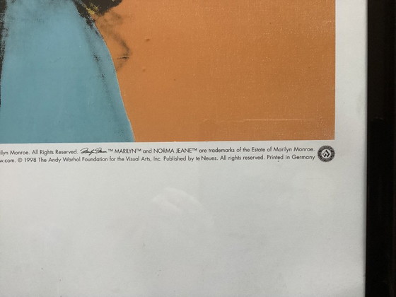 Image 1 of Andy Warhol - Marilyn Monroe - Te Neues poster 1998