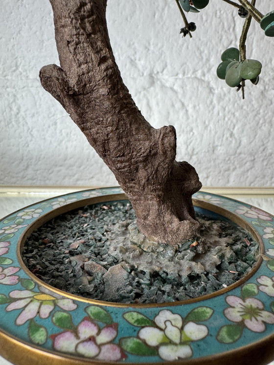 Image 1 of Bonsai turchese e cloisonné, periodo Repubblica Cinese
