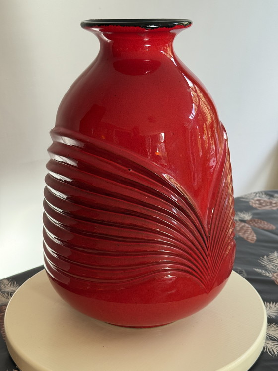 Image 1 of Gran jarrón rojo