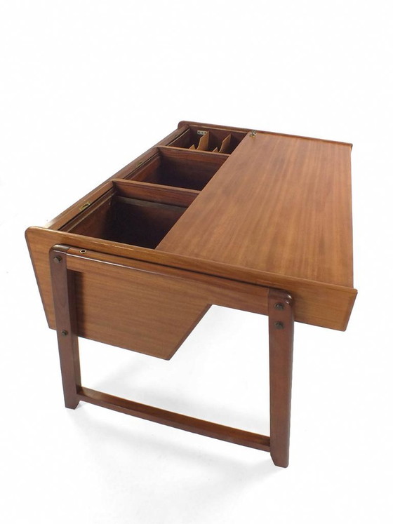 Image 1 of clausen en maerus bureau met 3 laden