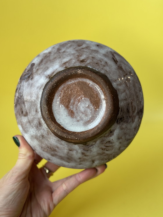 Image 1 of Vintage ceramic bowl/ashtray fat lava style retro 60s/70s