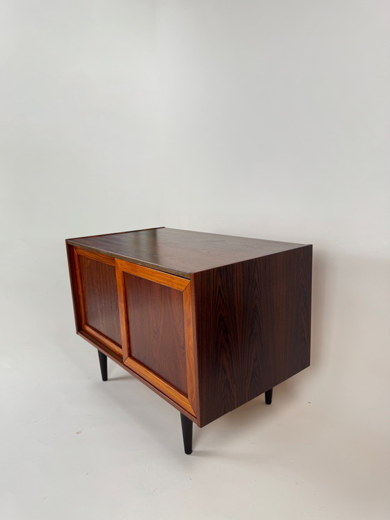 Image 1 of Rosewood Sliding Door Cabinet by Faarup Møbelfabrik – Refined Danish Elegance