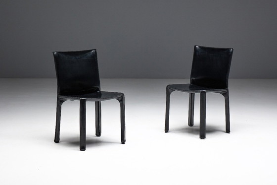 Image 1 of Sedie CAB 412 di Mario Bellini per Cassina, Italia, anni '70