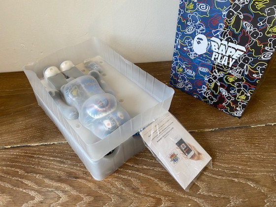 Image 1 of Bearbrick BAPE play camo shark blue 400% MEDICOM toys