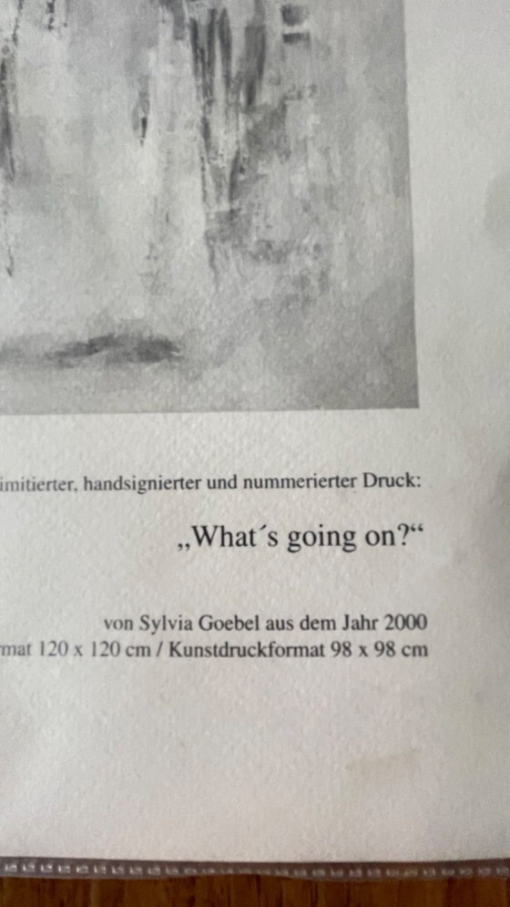 Image 1 of Beautiful lithograph by Sylvia Goebels