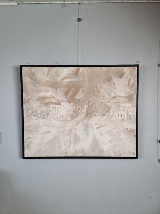 Frances Eckhardt - Abstrait Minimaliste 80x100 cm