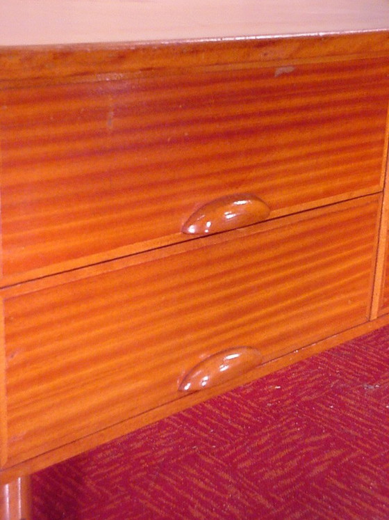 Image 1 of Mostrador de caoba de diseño, mueble de tienda, muebles antiguos, bar