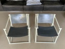 Set of 2 Pastoe FM60 Cube Chairs – Radboud van Beekum – Grey Harness Leather