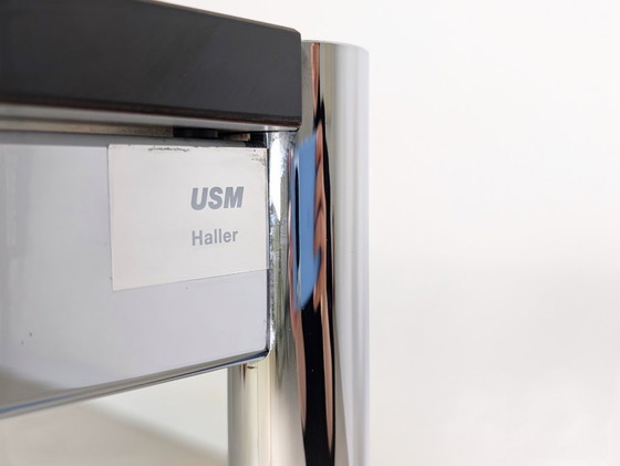 Image 1 of Escritorio USM Haller original, mesa de comedor blanca, mesa de diseño