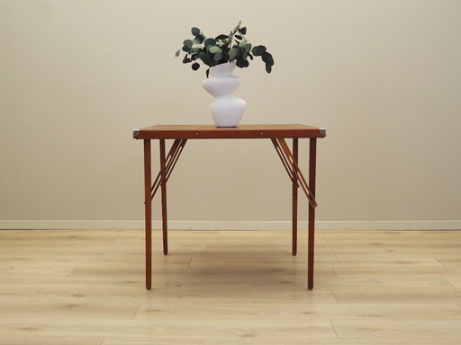 Table à cartes pliante, design danois, années 1970, production : Danemark