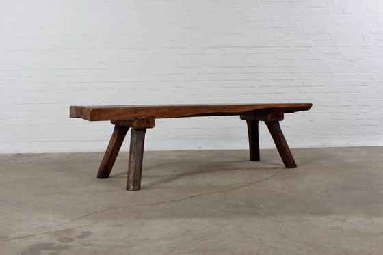 Banc de Boucher Restauré, Banc d'Assise, Table Basse, Banc à Fleurs – Wood, Industrieel (photo 3 of 12)