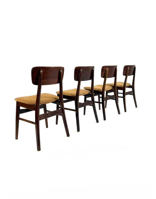 4x restored dining chair, Farstrup Møbler ‘60
