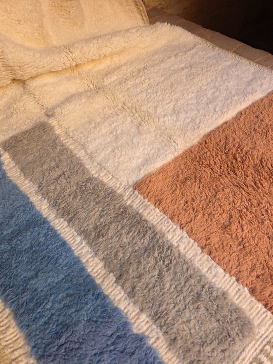 Image 1 of Moroccan contemporary Beni Ourain plush rug 240 x 165 cm 