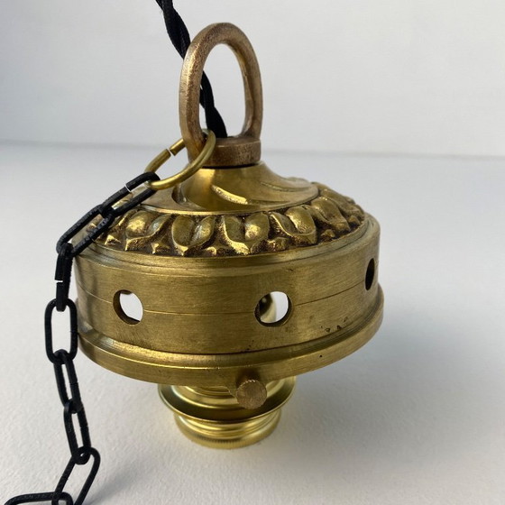 Image 1 of Vintage Art Deco XL hanglamp