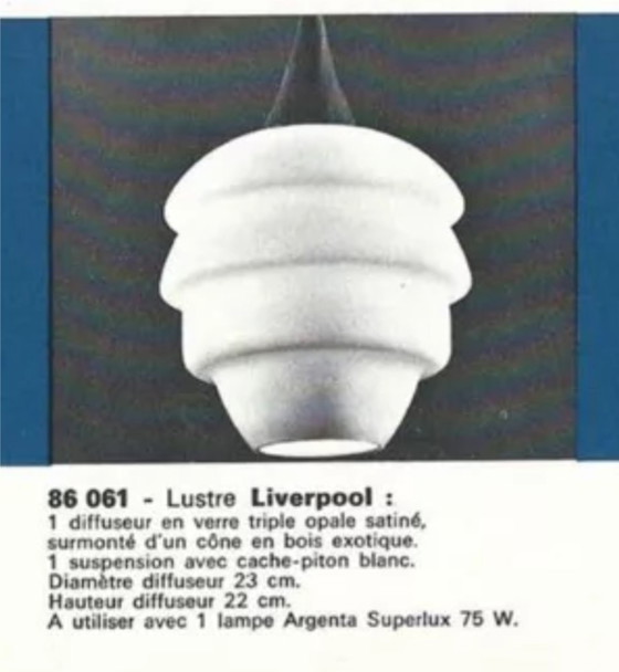 Image 1 of Louis Kalff Philips Pendant Lamp: Liverpool