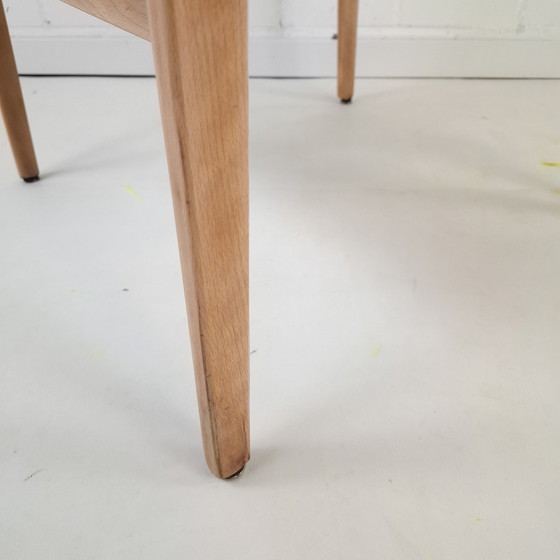 Image 1 of 2 sedie vintage anni '70 in legno con rivestimento in velluto verde