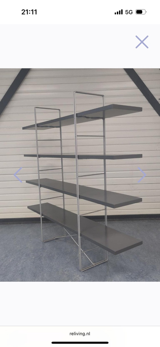Image 1 of Scaffale vintage Niels Gammelgaard per IKEA – grigio