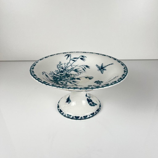 "Carmen" fruit bowl, Sarreguemines, circa 1879 to 1918