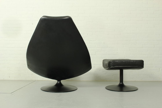 Image 1 of Sillón Artifort F588 y otomana P585 de Geoffrey Harcourt, década de 1960