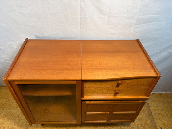 Prachtige Vintage Nathan Teak Muziekmeubel | Circa 1960 | Mid-Century Design – Dressoirs, Wood (photo 6 of 9)