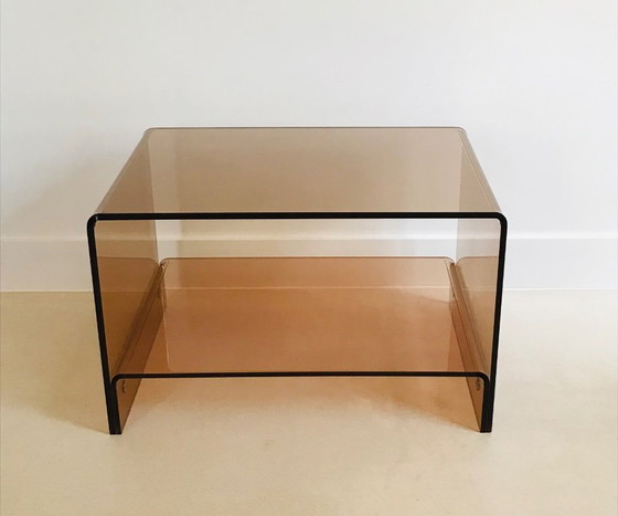 Image 1 of Tavolino Altuglas (lucite) di Michel Dumas, Francia, anni '70