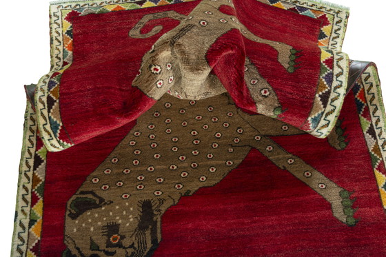 Image 1 of Gabbeh - Perserteppich 162 x 109 cm - Tiger