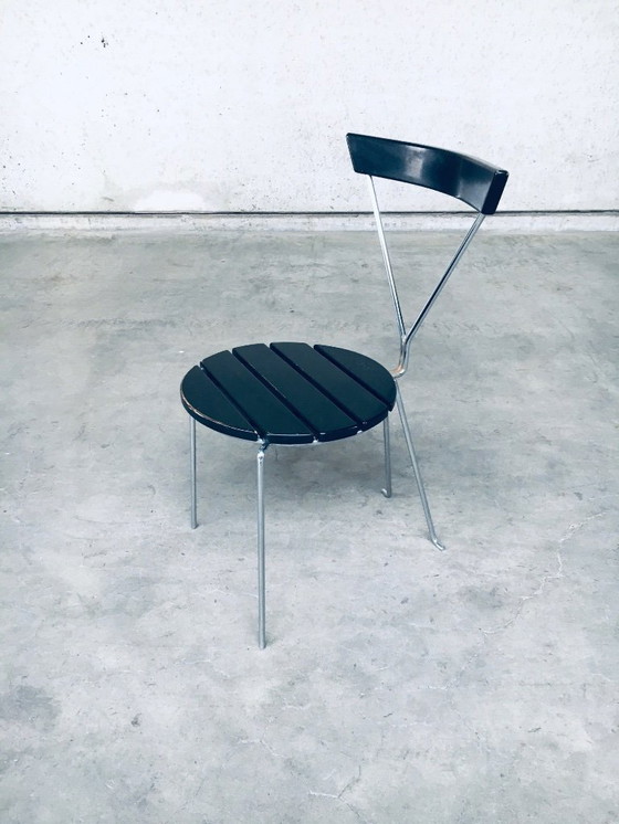 Image 1 of Midcentury Modern Slender Design Chair, Italy 1970's