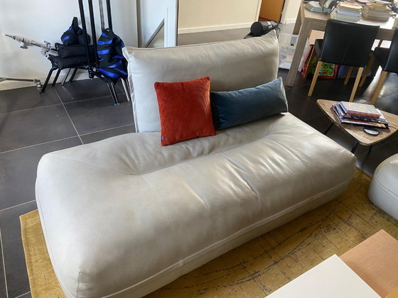 Roche Bobois OCTET Set – 3 Modular Leather Sofas + Jean Paul Gaultier Pouf – Modular sofas (photo 5 of 5)