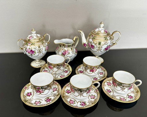 Japanese antique coffee service Nippon