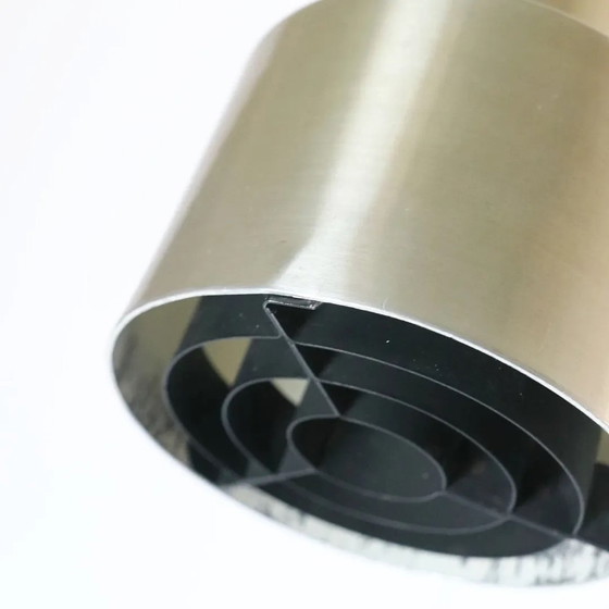 Image 1 of Vintage Swedish Brass Floor Lamp