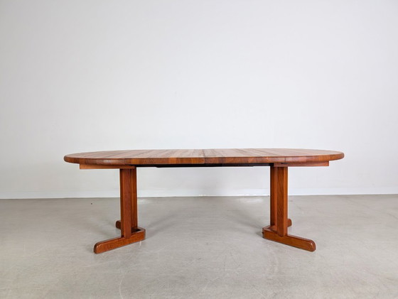 Image 1 of Mesa de comedor original de mediados de siglo Rosengaarden de teca, 1960, extensible