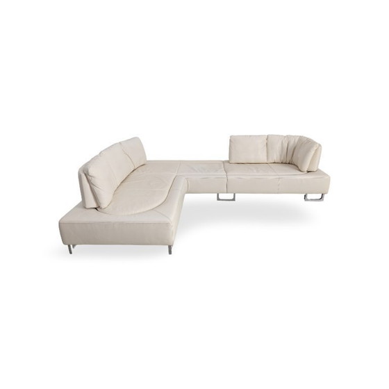 Image 1 of Divano angolare modulare Original De Sede DS 165 in pelle color crema