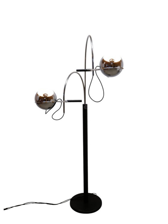 Image 1 of Lámpara de pie de doble arco, años 70