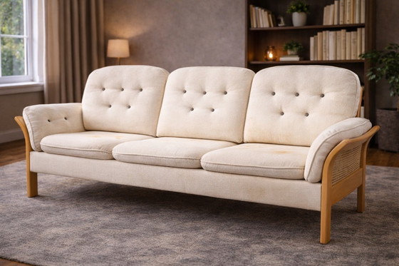 Image 1 of Ulferts — 3-Sitzer-Sofa — Schwedischer Lounge-Klassiker der 1970er Jahre — Zeitlose Mid-Century-Präsenz