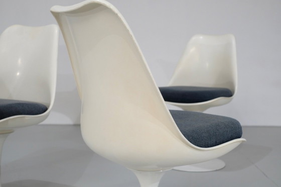 Image 1 of Satz „Tulip“-Stühle, entworfen von Eero Saarinen für Knoll International, USA, 1957