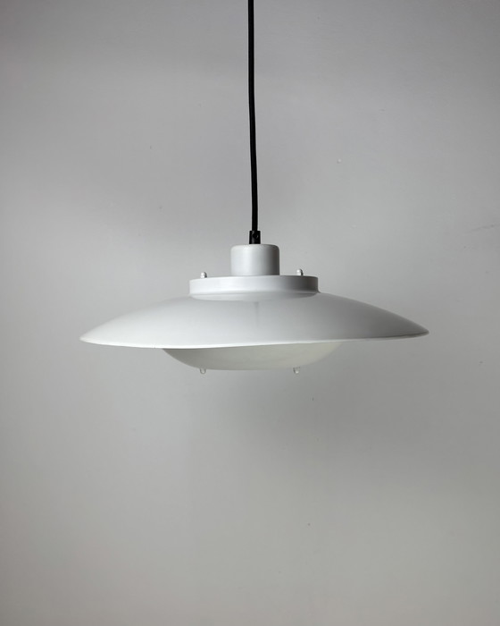 Image 1 of Lampada a sospensione vintage Frimann UFO, Danimarca, anni '70, Disco volante, Era spaziale, Mid Century Modern, anni '70, Desig