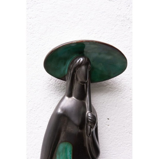 Image 1 of Vintage ceramic hanging sculpture by Jitka Forejtová, Czechoslovakia 1960